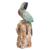 Gemstone sculpture, 'Watchful Parrot' - Gemstone Parrot Sculpture in Green from Peru (image 2c) thumbail