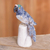 Gemstone sculpture, 'Beautiful Macaw' - Gemstone Macaw Sculpture in Blue from Peru (image 2b) thumbail