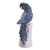 escultura de piedras preciosas - Escultura de guacamayo de piedras preciosas en azul de Perú