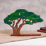 Wood Olive Tree Sculpture Crafted in Peru, 'Olive Tree'