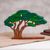Wood sculpture, 'Olive Tree' - Wood Olive Tree Sculpture Crafted in Peru