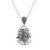 Collar colgante de plata esterlina - Collar con colgante de ángel de plata esterlina de Perú