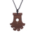 Wood pendant necklace, 'The Lady of Cao' - Handcrafted Mochica-Themed Wood Pendant Necklace from Peru (image 2a) thumbail