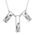 Sterling silver pendant necklace, 'Tulip in the Windows' - Tulip Motif Sterling Silver Pendant Necklace from Peru (image 2a) thumbail