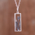Halskette mit Anhänger aus Sterlingsilber - Halskette mit Tulpenanhänger aus Sterlingsilber aus Peru