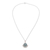Opal pendant necklace, 'Bauble Delight' - Blue Opal Pendant Necklace from Peru (image 2c) thumbail