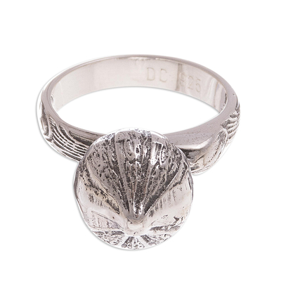 Sterling silver cocktail ring, 'Mythic Onion' - Sterling Silver Onion Cocktail Ring from Peru