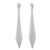 Sterling silver dangle earrings, 'Gleaming Pendulum' - High-Polish Sterling Silver Dangle Earrings from Peru (image 2a) thumbail