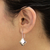Ohrhänger aus Sterlingsilber - Moderne quadratische Ohrhänger aus Sterlingsilber aus Peru