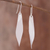 Ohrhänger aus Sterlingsilber - Geschwungene Ohrhänger aus Sterlingsilber aus Peru