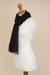 100% alpaca scarf, 'Andean Delight in Black' - 100% Alpaca Wrap Scarf in Solid Black from Peru (image 2e) thumbail