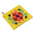 Alpaca blend coin purse, 'Maize Flower' - Embroidered Floral Maize Alpaca Blend Coin Purse from Peru (image 2c) thumbail