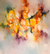 'New Sunrise' - Signed Abstract Painting in Yellow from Peru thumbail