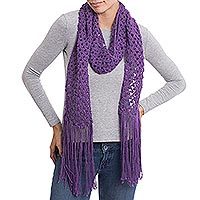 100% alpaca scarf,