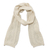 100% alpaca scarf, 'Alabaster Diamonds' - 100% Alpaca Knit Wrap Scarf in Alabaster from Peru thumbail