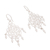 Cultured pearl filigree chandelier earrings, 'Beautiful Gala' - Cultured Pearl Filigree Chandelier Earrings from Peru (image 2c) thumbail