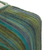 100% alpaca poncho, 'Captivating Stripes in Green' - Striped 100% Alpaca Poncho in Green from Peru (image 2d) thumbail