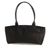 Leather handle handbag, 'Black Chic' - Handcrafted Black Leather Handle Handbag from Peru (image 2a) thumbail