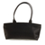 Leather handle handbag, 'Black Chic' - Handcrafted Black Leather Handle Handbag from Peru (image 2c) thumbail
