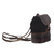 Leather and suede backpack, 'Mountain Journey' - Leather and Suede Backpack Crafted in Peru (image 2c) thumbail