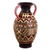 Ceramic decorative vase, 'Inspired Inca' - Inca-Inspired Hand-Painted Ceramic Decorative Vase in Brown