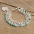 Opal beaded bracelet, 'Elegant Love' - Heart Charm Opal Beaded Bracelet from Peru (image 2b) thumbail