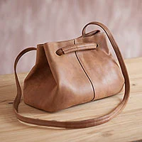 Brown Leather Shoulder Bags