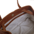 Leather shoulder bag, 'Stylish Sepia' - Handmade Leather Shoulder Bag in Sepia from Peru (image 2f) thumbail