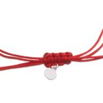 Sterling silver charm bracelet, 'Peruvian Shield in Red' - Sterling Peruvian Coat of Arms Charm Bracelet in Red