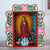 Wood retablo, 'Mary' - Handmade Wood Retablo of the Virgin Mary from Peru (image 2) thumbail