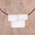 collar con colgante de cuarzo - Collar con colgante de cuarzo moderno de Perú