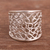 Sterling silver band ring, 'Vintage Infinity' - Infinity Pattern Sterling Silver Band Ring from Peru (image 2) thumbail