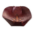 Leather catchall, 'Gothic Elegance' - Cross Pattern Leather Catchall from Peru (image 2d) thumbail