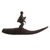 Mahogany wood sculpture, 'Caballito de Totora' - Hand-Carved Mahogany Sculpture of a Man on a Reed Boat (image 2) thumbail
