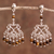 Tiger's eye chandelier earrings, 'Colonial Design' - Tiger's Eye Chandelier Earrings Crafted in Bali