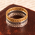 Gold plated and sterling silver filigree band rings, 'Colonial Trilogy' (set of 3) - Three Gold Plated and Sterling Silver Filigree Band Rings (image 2) thumbail