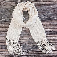 100% alpaca scarf,