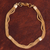 Gold plated sterling silver chain bracelet, 'Gold Royalty' - 21k Gold Plated Sterling Silver Chain Bracelet from Peru (image 2) thumbail