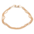 Gold plated sterling silver chain bracelet, 'Gold Royalty' - 21k Gold Plated Sterling Silver Chain Bracelet from Peru thumbail