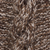 100% alpaca scarf, 'Chocolate River' - Brown and White 100% Alpaca Hand Knit Cable Stitch Scarf (image 2e) thumbail