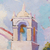 'Carmen Del Alto Church' - Impressionist Painting of Carmen Del Alto Church in Peru