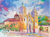 'Tarma Church' - Impressionist Painting of Tarma Church in Peru thumbail