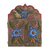 Wood and ceramic retablo, 'Flower Shop' - Floral Wood and Ceramic Retablo from Peru (image 2c) thumbail