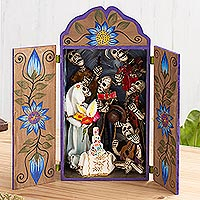 Featured review for Wood and ceramic retablo, Dead Wedding