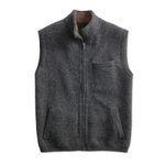 Men's boiled alpaca wool blend vest, 'Andean Holiday' - Men's Boiled Alpaca Wool Travel Vest