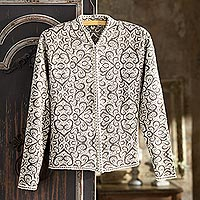 Featured review for Alpaca blend cardigan, Jauja Lace