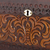Leather and wood jewelry chest, 'Colonial Style' - Vine Pattern Leather and Wood Jewelry Chest from Peru (image 2g) thumbail