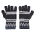 Alpaca blend gloves, 'Graphite Stars' - Knit Alpaca Blend Gloves in Graphite from Peru (image 2b) thumbail