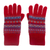 100% alpaca knit gloves, 'Andean Art' - Striped 100% Alpaca Knit Gloves from Peru (image 2a) thumbail