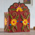 Wood and ceramic retablo, 'Andean Kitchen' - Cooking-Themed Hand-Painted Wood and Ceramic Retablo